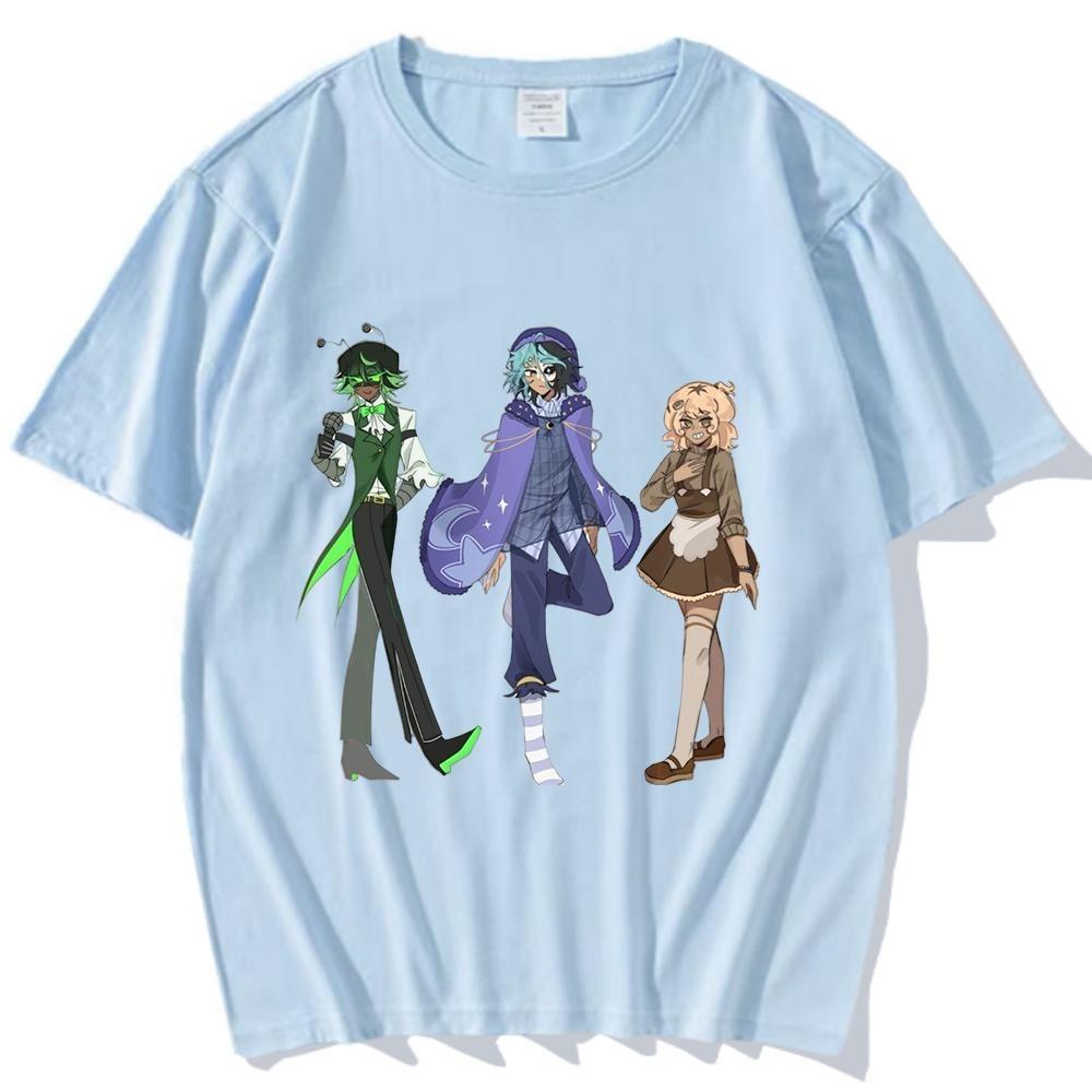 Dandy World Ideas Y2k T-shirt Donna Uomo Abbigliamento Minimalista Uomo Donna Neutro Casual Grafica Kawaii Top