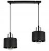 MODERN CEILING HANGING LAMP BLACK LED LAMP