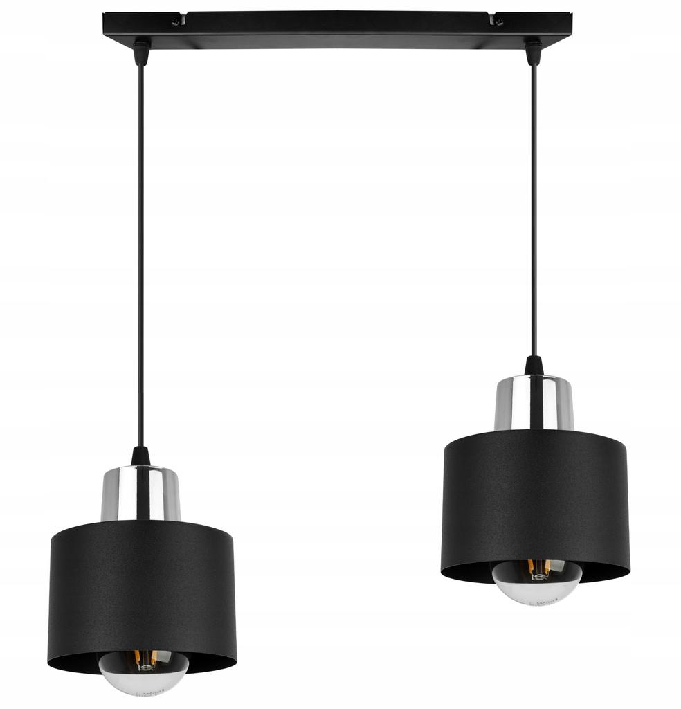 MODERN CEILING HANGING LAMP BLACK LED LAMP