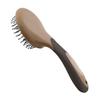 1pcs Horse Mane & Tail Brush Round Shaped Soft Rubber Grip Needle Bristles Stable Cleaning Kit Horse Grooming Brush Random Color