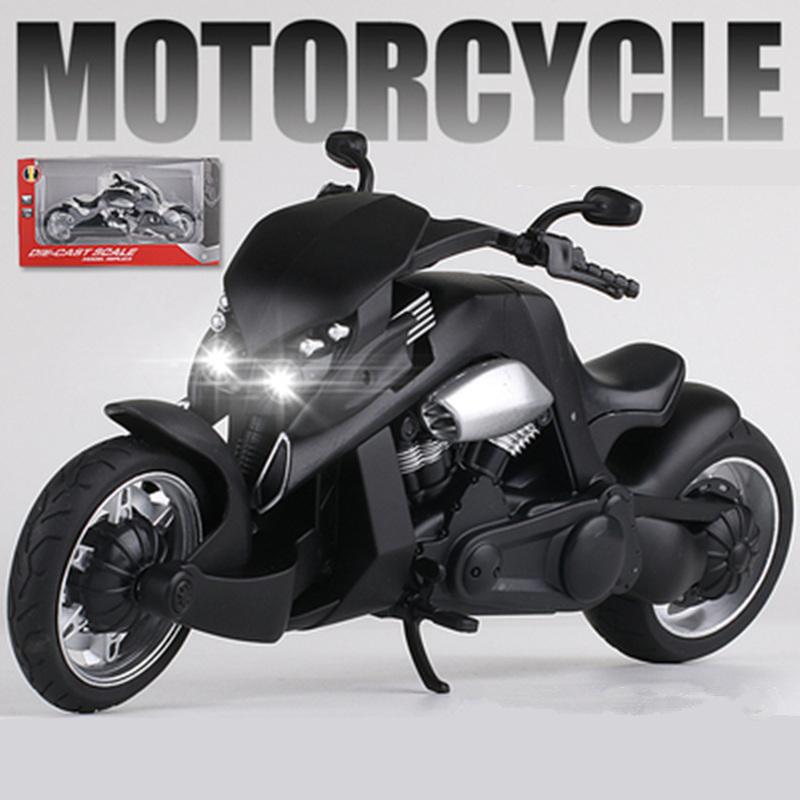 1/12 Tyrannosaurus Rex V-REX Alloy Racing Motorcycle Model Simulation Street Motorcycle Model Sound Light Kids Toys Gift