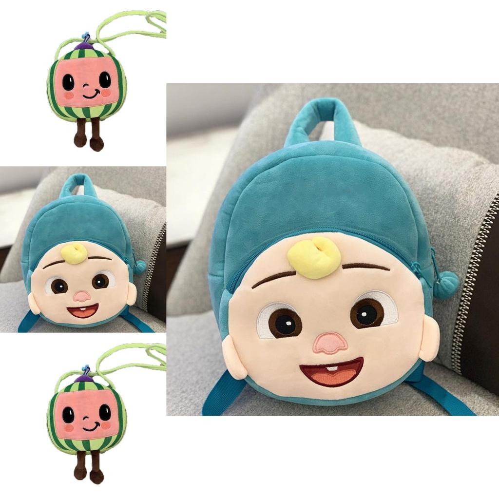 Cute Cocomelon Plush Toddler Backpack For Kids Of All Ages Perfect School Bag!