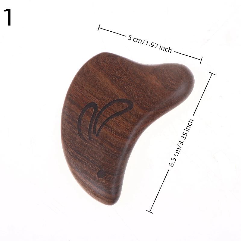 Golden Sandalwood Gua Sha Scraper Massage Tool Anti Cellulite Massager Guasha Massage Board Back Leg Arm Massage Therapy Tools