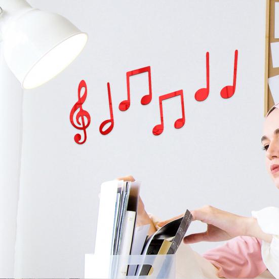 Durable Mirror Sticker Three-dimensional Long-lasting Ornamental