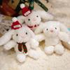 Rabbit Toy Plush Bag Pendant Cute Plush Backpack Ornament Keychain Christmas