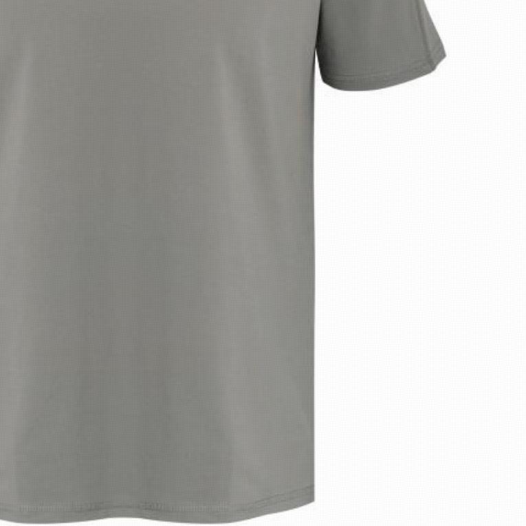 Under Armour Meridian Solid Training Running Crew Neck Short Sleeve T-Shirt Men Tops Gray 1379670-294