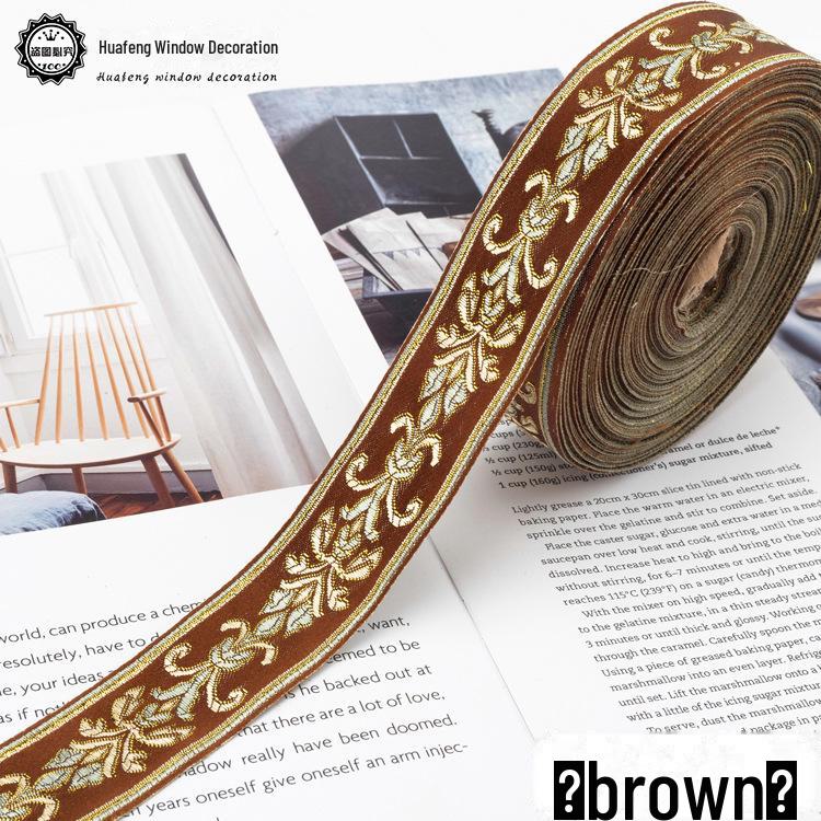 

Лента жаккардового кружева с вышивкой «Бугенвиллия», ширина 3 см, 25 метров для самостоятельного изготовления одежды и шитья