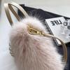 Winter New Soft Plush Portable Female Mini Handbags Fashion Versatile Pearl Small Square Women's Crossbody Bag Soft Texture Ladies Messenger Bags