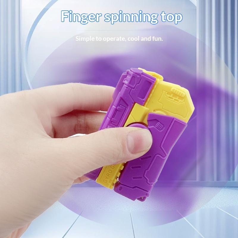 Foldable Hand Twist Toy Linkage Slide Design Portable Stress Relief Rotating Hand Toy Multi Color For Kids Party Gift Relax Use