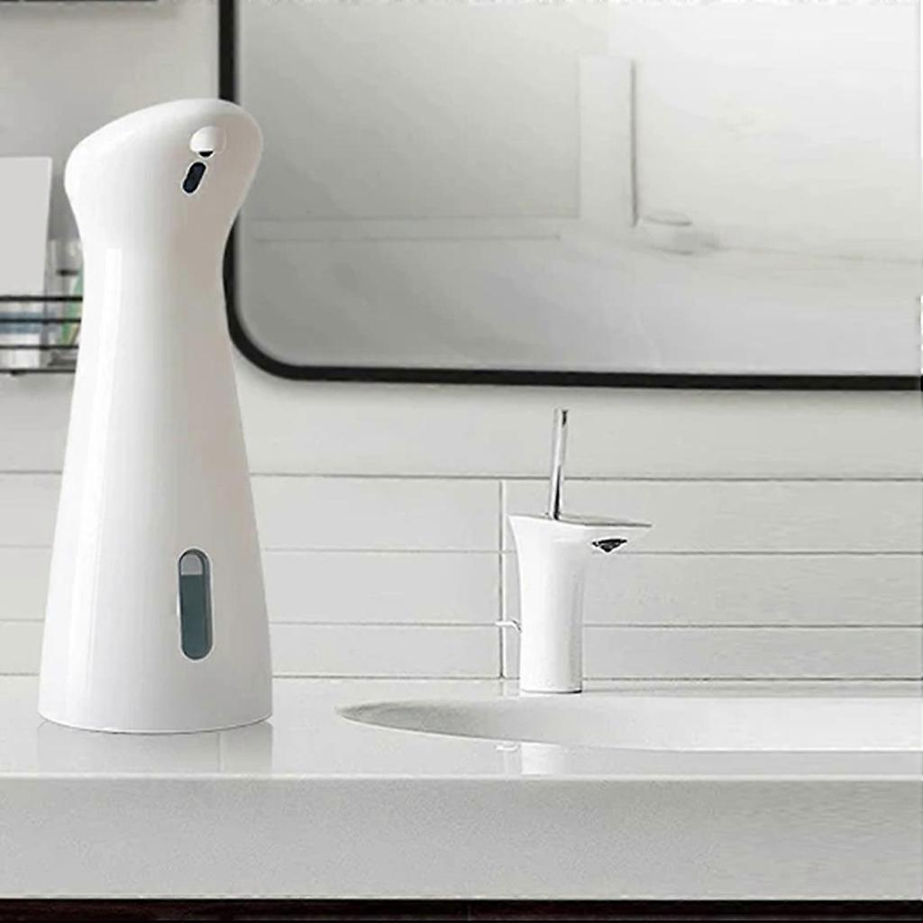 Automatic Sensor Hand Soap Dispenser, Smart Wash Handpiece, White, High Quality ABS, Waterproof for Bathroom
