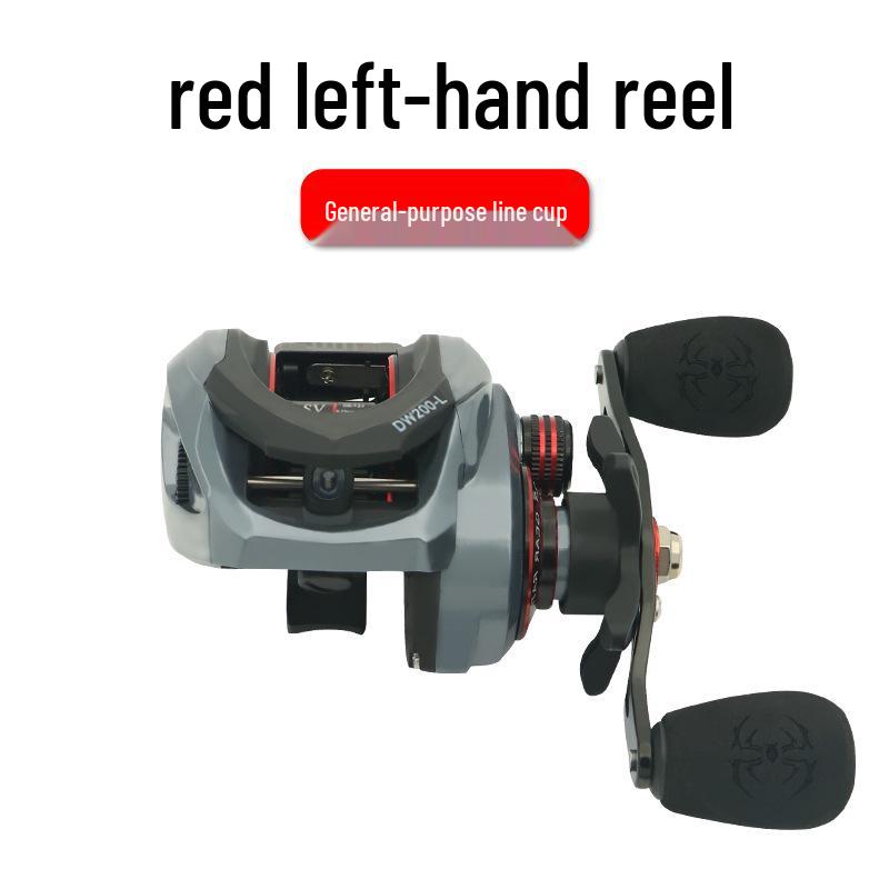 All-Metal Anti-Backlash Baitcasting Reel with Long Cast & Double Brake for Blackfish Lure Fishing