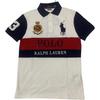 Polo Embroidered Patchwork Cotton Polo Shirt Men Tops Multicolor 710790853-003