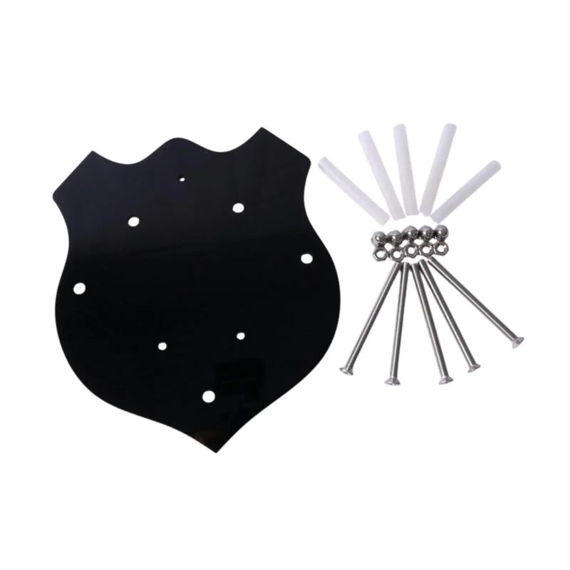 Премиальная акриловая стойка для демонстрации оружия, настенная, для мечей, топоров, с системой быстрого отсоединения на винтах 1