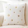 New Plush Sequins Star Pillow Valentine's Day Ins Embroidered Bunny Feather Sofa Pillow Living Room Sofa Pillow Cover