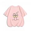 Potdemiel Summer SpongeBob SquarePants Pure Polyester Children's T-Shirt, Comfortable and Breathable, Suitable for Boys and Girls.