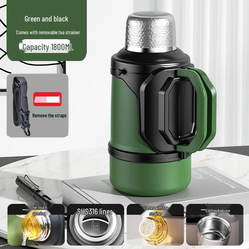 Shangqi Portable 316 Stainless Steel Insulated Thermos with Handle