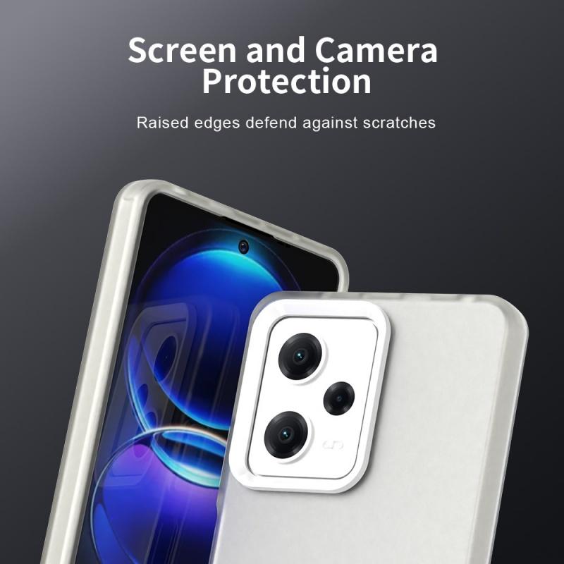 For Redmi Note 12 Pro 5G Case Cover Xiaomi Redmi Note 12 Pro 5G Capas New Matte Frosted Translucent  Fundas Redmi Note 12 Pro 5G