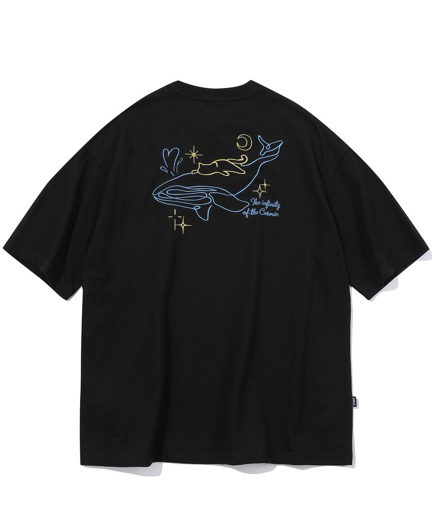 CPGN STUDIO Infinity Embroidered Short Sleeve T-Shirt Black