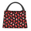 Red Boxing Gloves Insulated Lunch Bag for Women Kids Leakproof Food Boxes Thermal Lunch Box Tote