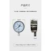 Y-100BF Stainless Steel Vacuum Pressure Gauge 0-1.6 MPa Anti-corrosion Steam Water Pressure Gauge Barometer Barometer