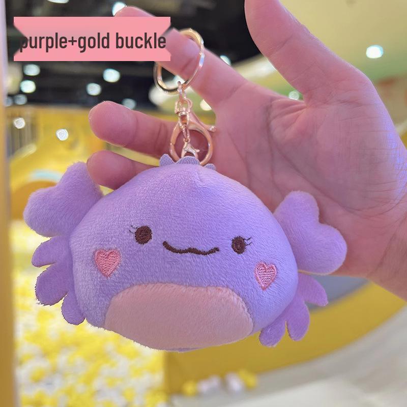 Crab Pendant & Plush Mini Backpack Charm
