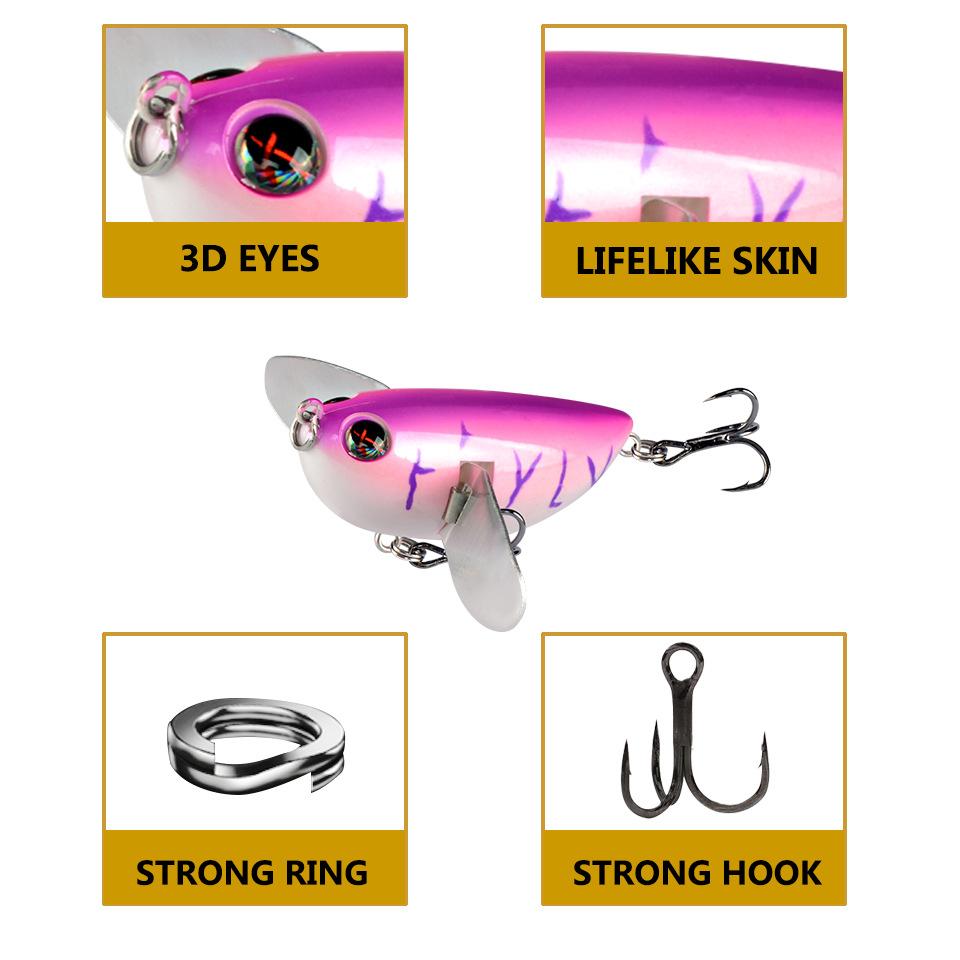 Рыболовная приманка с шумом на поверхности воды — фото 5