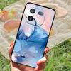 For Vivo IQOO 12 Pro Case Soft Marble Black Silicone Phone Back Cover For Vivo IQOO 12 Pro Case Cover  IQOO12 Pro Coque Funda