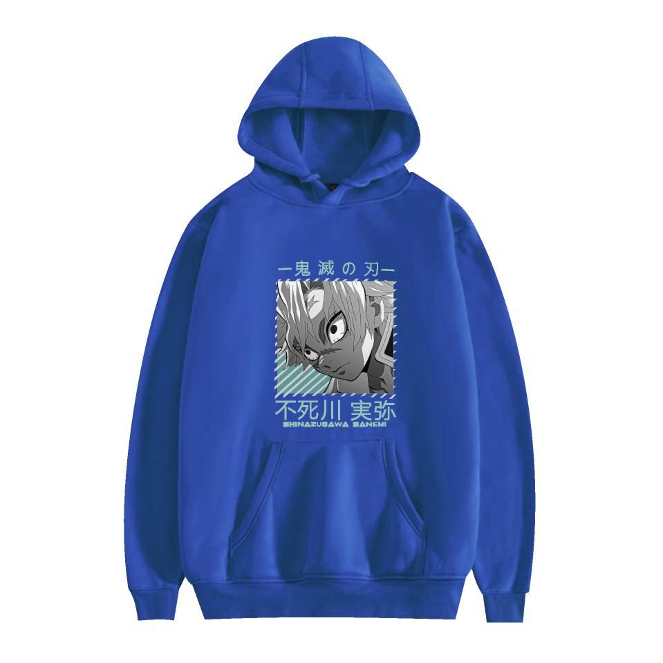 Demon Slayer Mens Casual Hoodie Sweatshirt CARTOON Hoodie Pullover Unisex Oversized Sweatshirt
