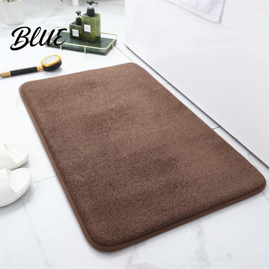 Fluffy Microfiber Bathroom Water Super Bath Rugs Mat Soft Carpet Rug Non-Slip Thick Absorbent Floor