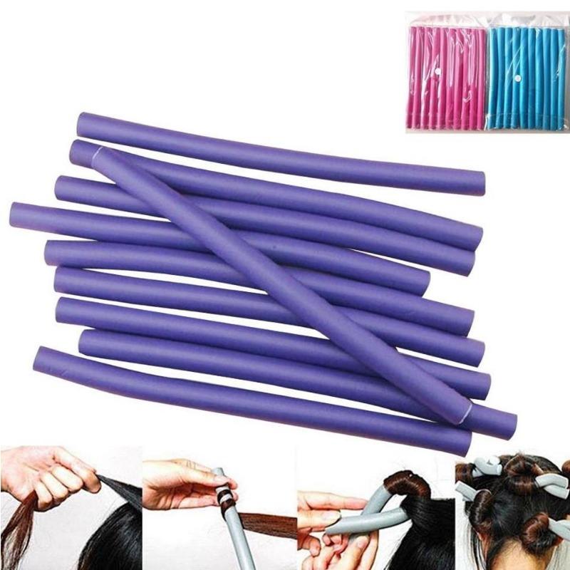 Rollers Curler Soft Foam Bendy Twist Curls Tool 5/10pcs