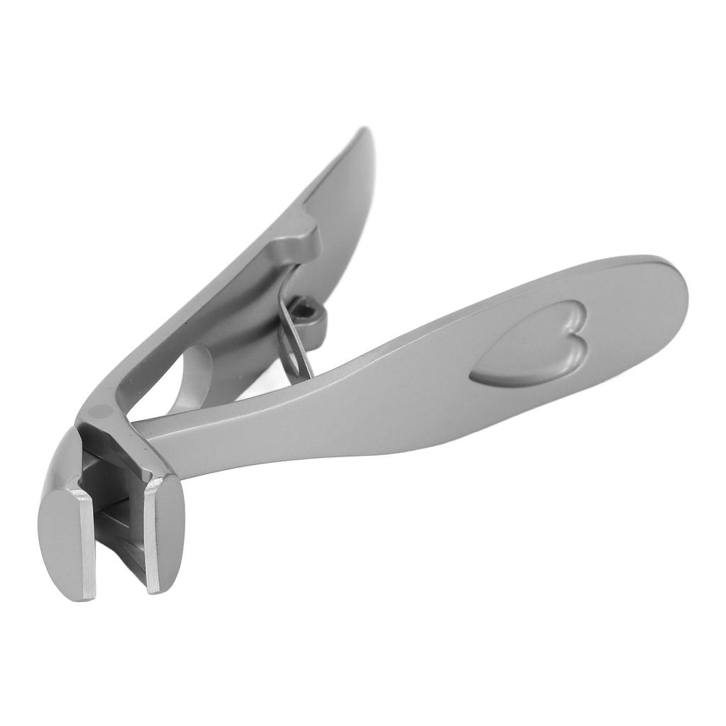 Angled Head Nail Clipper Wide Jaw Opening Fingernail Clipper Ergonomic Toenail Trimmer With Nail File for Seniors Thick Nails Large