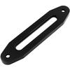 10 Inch 254MM Black Chrome Billet Aluminum Hawse Fairlead 8000-15000 LBs Synthetic Mount Winch Rope for SUV ATV UTV