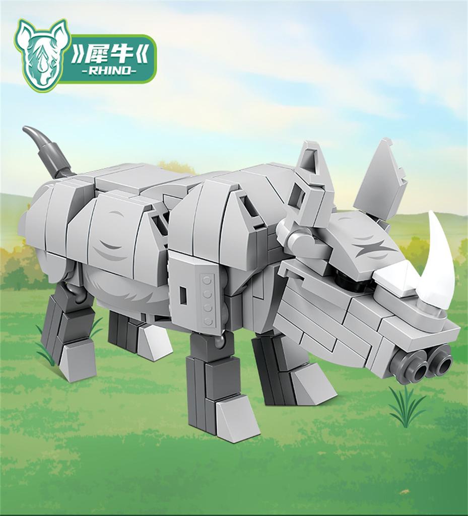City Farm Vegetable Garden Animals Lion Rhinoceros Crocodile Fox Giraffe Accessories Building Block Bricks Toy For Children