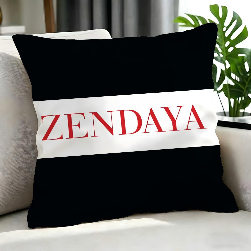 Movie Zendaya Cushion Cover Cushion Cover Set 4Pcs 50X50 45X45 40X40 Pillowcase Decorative Sofa Home Decor