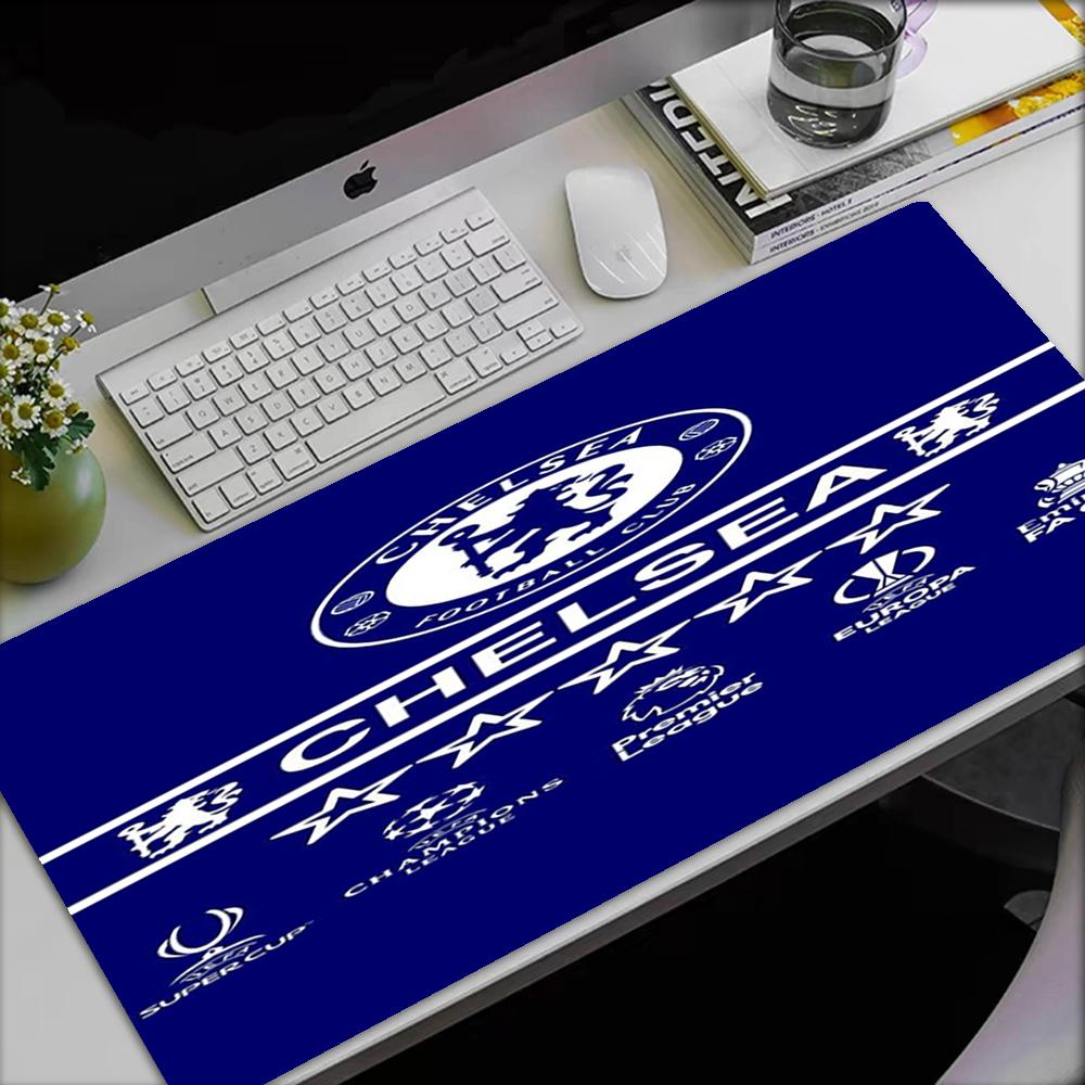 Chelsea Football Club Theme Mouse Pad, Non Slip Rubber Base, Multifunctional Office & Home Decor, Perfect for Workspace Personalization.
