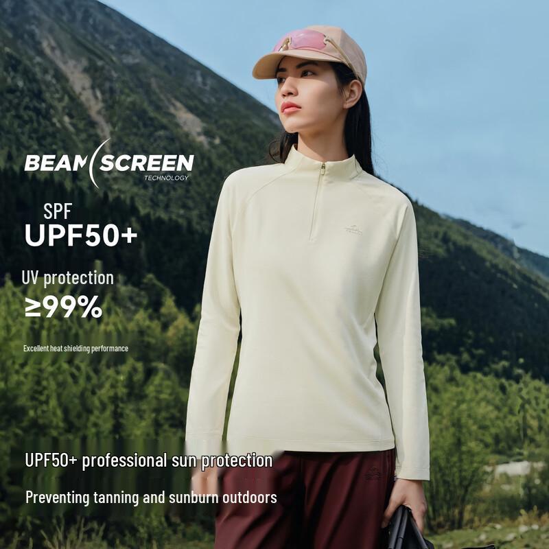 PELLIOT Women's Quick-Dry Long Sleeve Sun Protection Hiking Top