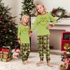Christmas Print Cute Family Set Pajamas, Home Clothes, Family Set Long Sleeve Top Pants Set