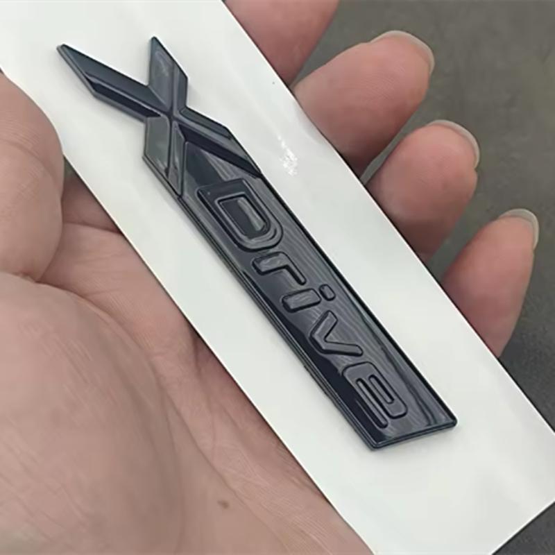 ABS X Drive Logo Xdrive Emblem Sticker Car Rear Trunk Badge for BMW E39 E46 E60 E90 E87 F10 F30 G20 G30 X1 X3 X5 Accessories