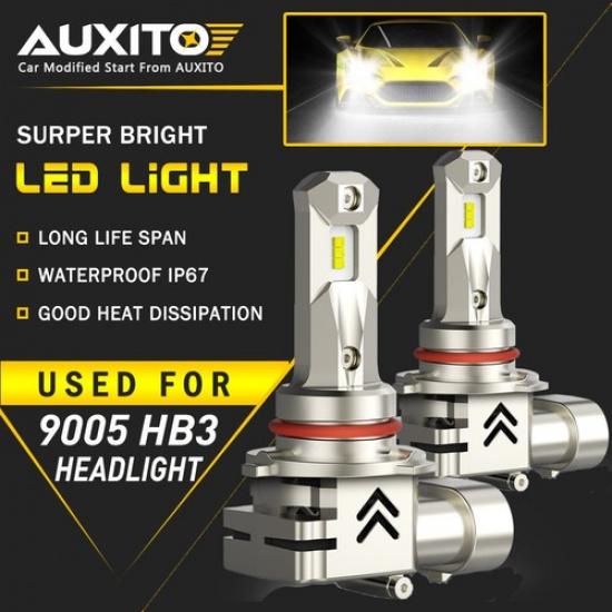2x 9005 LED Headlight Bulbs Conversion Kit High Beam White Error Free