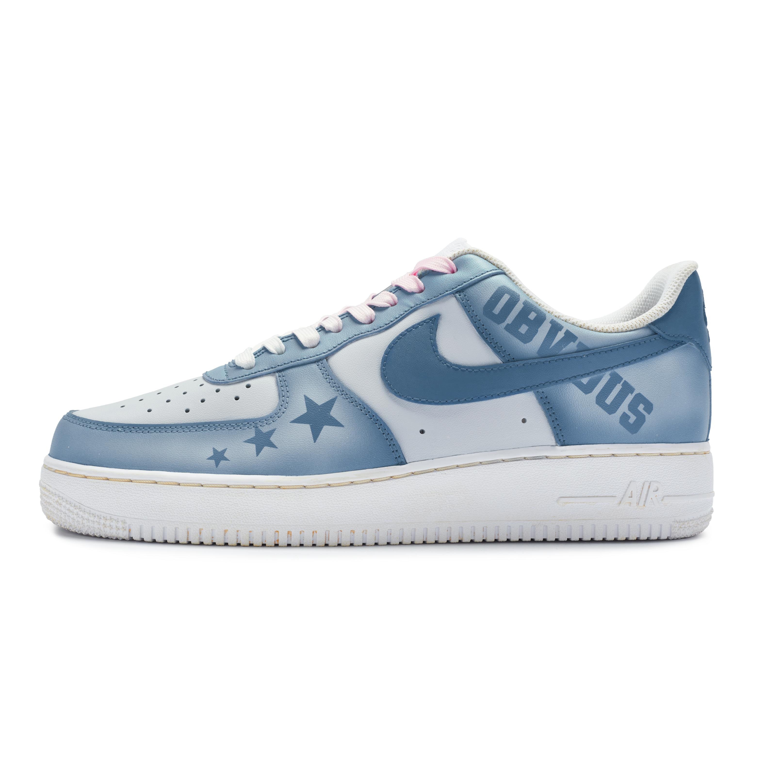 

Nike Air Force 1 Low top Skateboard Shoes GS White Blue Pink DH2920-111(Team80-) 38.5