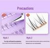 Mengjie Shangpin Glue-Free Natural False Eyelashes - Self-Adhesive, Beginner-Friendly, Photogenic Clumps, Large Capacity.