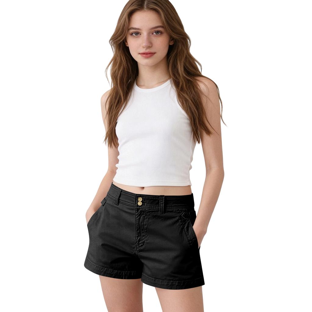 Damen-Shorts mit Taschen, Freizeit-Shorts