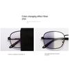 Classic Blue Light Pochromic Women Glasses Frame Fashion Metal Hinge Eyewear Optical Prescription Eyeglasses Frames