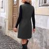 Womens Long Wool Blend Vest Coat 2026 Winter Round Neck Sleeveless Tailored Outerwear