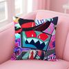 popular anime H-HazbinS H-HotelS Cushion Cover Comfortable Reversible Pillow Cover Ideal for Car Sofa Bedroom & Beyond