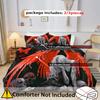 Fantasy Angel Queen Skull 3D Printed Quilt Cover Elegant Fantasy Style Duvet Cover Set Soft Comfortable Bedding Set Pillowcases