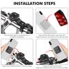 New Anti-Shock Flexible Magnetic Mobile Phone Stand Waterproof Phone Holder Anti-Vibration for Motorcycle Scooter E-Bike Cycling