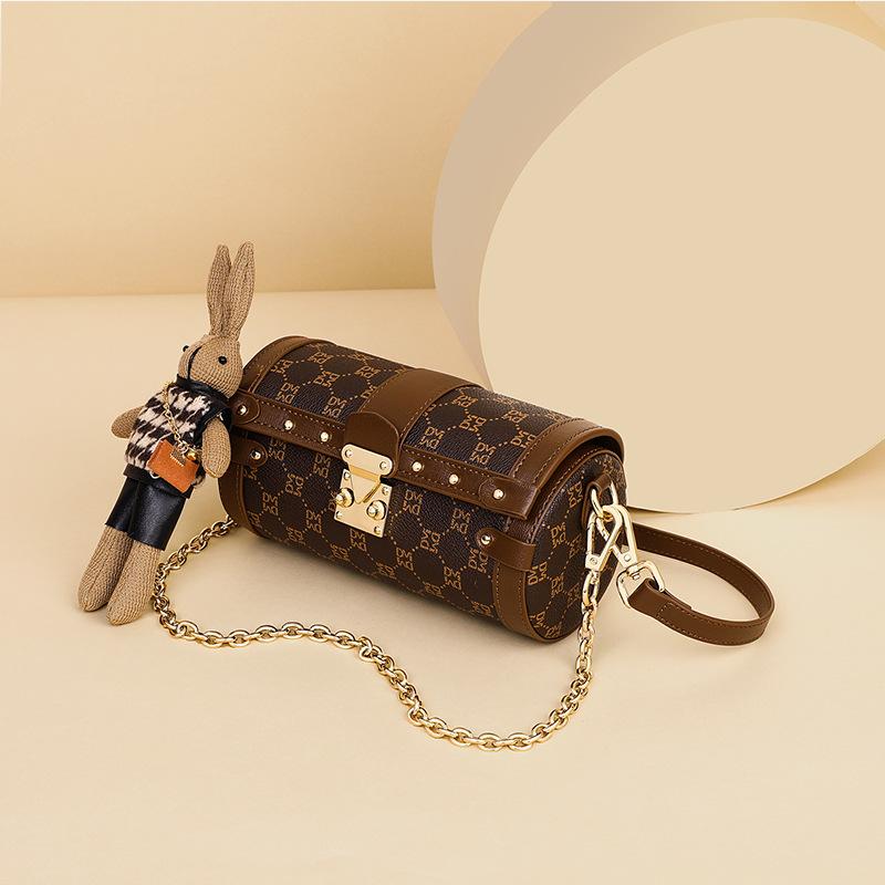 2025 New Women's Crossbody Bag Chain Bag Phone Bag Shoulder Bag High-end Pillow Bag