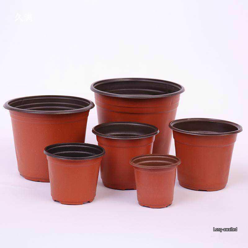 Large Disposable Seedling and Flower Pot, Double Color, Soft Plastic