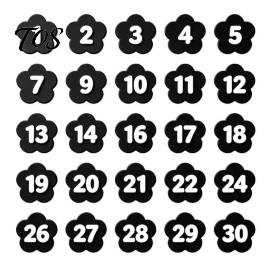 Classroom Grouping Labels 30PCS Numbered Pencil Toppers, Reusable Prevent Confusion Labels, Management System Plastic Tracking Marker Clips,
